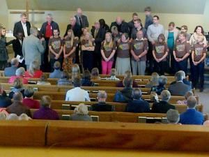 A refreshing service, this past Sunday, as we prayed God's blessing on the Chipolopolo HANDS Team. May God lead and guide them as they leave this week for Zambia.